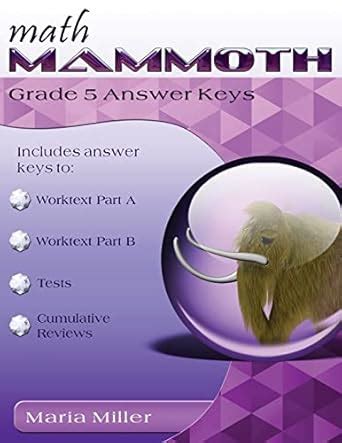 Buy Math Mammoth Grade 5 Answer Keys Book Online at Low Prices in India ...