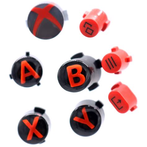 Buy Deal4GO 8-Pack Plastic ABXY Button Menu/View/SYNC/Share Key Set ...