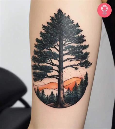 Pine Tree Tattoo Meaning: Strength, Growth & Endurance