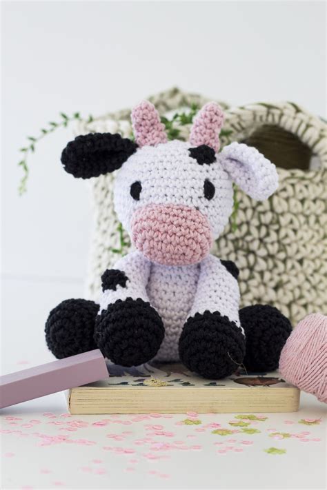 crochet cow
