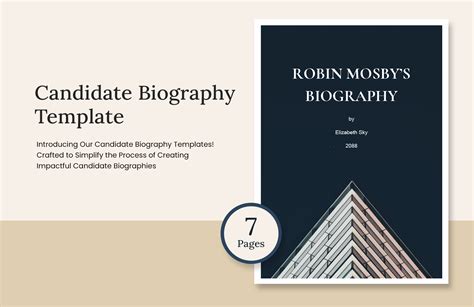 Biography Template Example 的图像结果