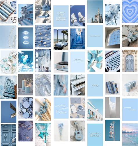 Kitty Cat Peachy Pink Aesthetic Wall Collage Kit | 30 Unique Poster Set ...