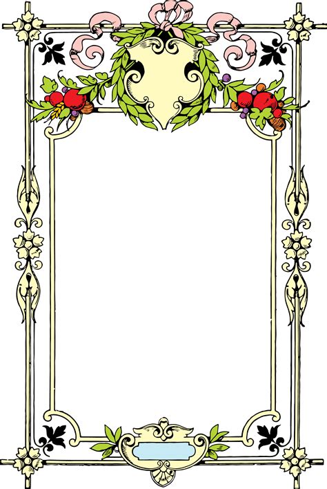 Gorgeous Clip Art Border Frame