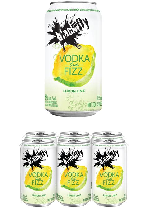 Vodka Soda Fizz Lemon Lime | Black Fly Beverages