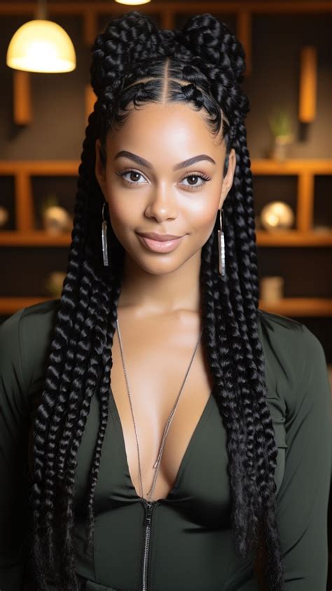 Unleash Your Beauty with 25 Jaw-Dropping Large Knotless Braids | Box ...