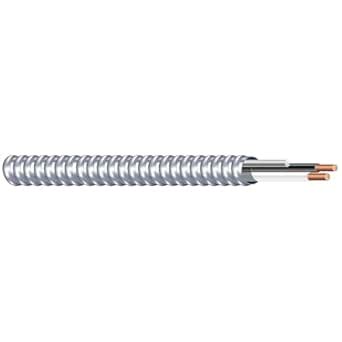 Southwire 68579222 14/2 Type 50-Feet 14-Gauge 2 Conductors MC Solid ...