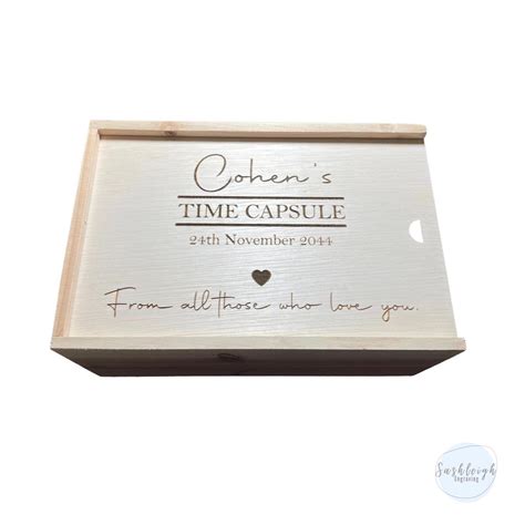 BABY KEEPSAKE BOX - TIME CAPSULE PERSONALISED | BABY | KEEPSAKE BOXES