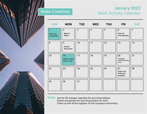 January 2023 Calendar Template With Holidays in Illustrator, Word, PSD ...