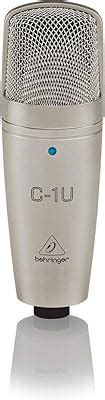 Behringer C-1 Studio XLR Condenser Unidirectional Microphone (Silver ...