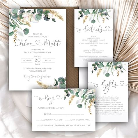 Rustic Wedding Invitations