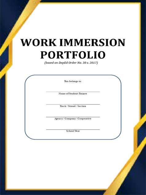 Work Immersion Portfolio Example 的图像结果
