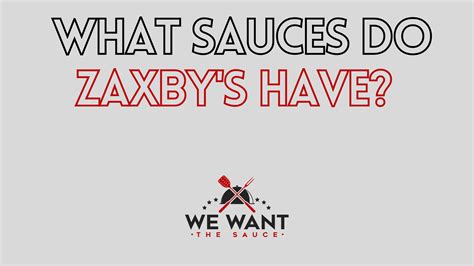 What Sauces Do Zaxby's Have? ⋆ We Want The Sauce