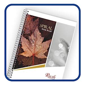 RUSH NOTE BOOKS Rough Notebook 300 Pages A4 Size Spiral Binding ...