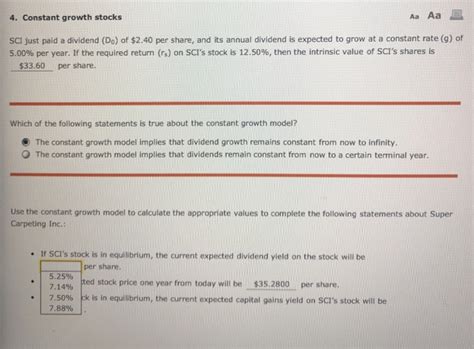 Image result for Best Solved Examples of Constant Growth Model
