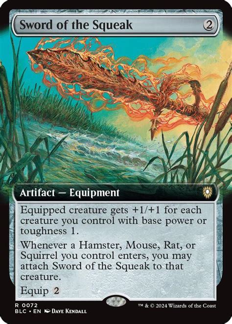 Sword of the Squeak (Extended Art) - Commander: Bloomburrow - Magic ...