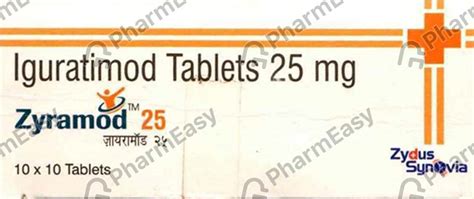 Buy Zyramod 25 MG Tablet (10) Online & Save Up to 24% at PharmEasy