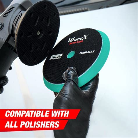 6-INCH HARD CUT GREEN FOAM PAD – Wavex