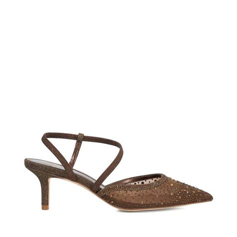 Dune Women's Chasing Low Heel Slip On Stiletto Court Shoes | Sports Direct