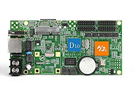 Led full color video display screen sign board controller HuiDu D10 ...