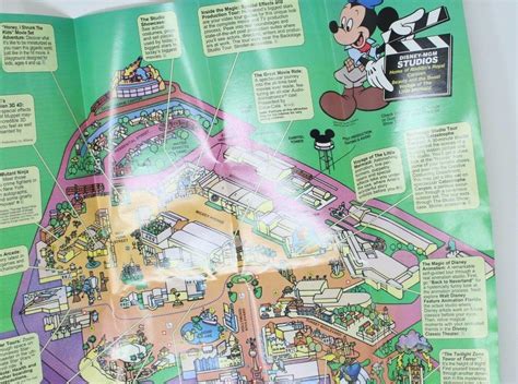Disney MGM Studios vintage guide map from Kodak c1990s | #1972210605