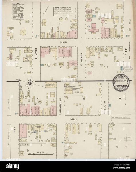 Edgecombe county map hi-res stock photography and images - Alamy