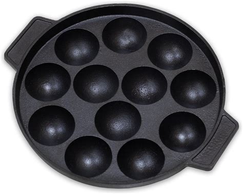 Buy The Indus Valley Pre-Seasoned Cast Iron Paniyaram Pan With Loop ...