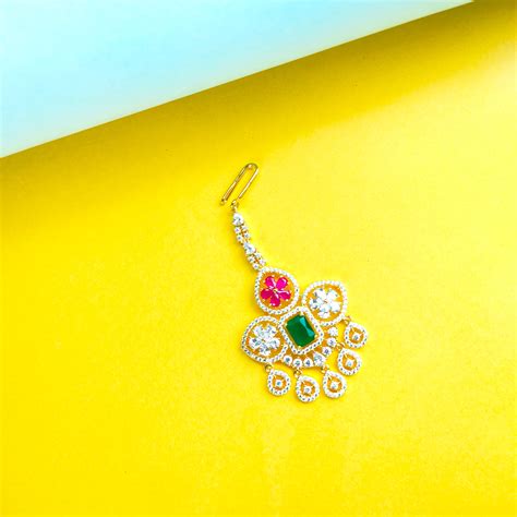 Cz Maang Tika By Asp Fashion Jewellery – 𝗔𝘀𝗽 𝗙𝗮𝘀𝗵𝗶𝗼𝗻 𝗝𝗲𝘄𝗲𝗹𝗹𝗲𝗿𝘆