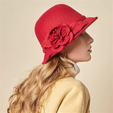 Hats Poly / Cotton Blend Bowler / Cloche Hat Bucket Hat Fedora Hat ...