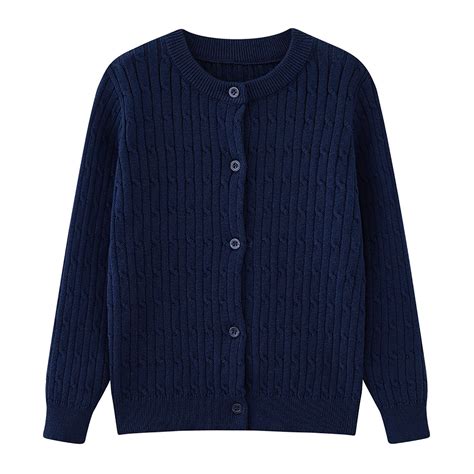 Girls Cardigan Sweaters 7-16 Girls Cute Cardigan 100% Cotton Girls ...