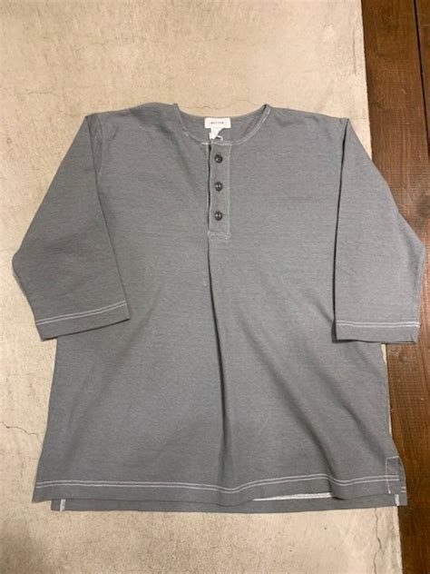 BETTER / RAFFY PIQUE TUCK HENLEY NECK PULL-OVER -BTR1907- / GRAY | thehunt