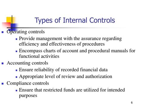 Image result for Internal Control Examples