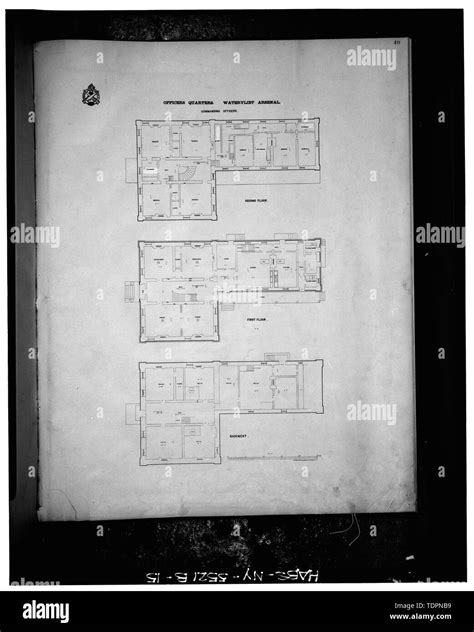 Photograph of line drawing in possession of the Watervliet Arsenal ...