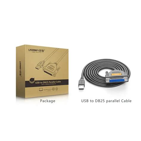 USB 2.0 Male To DB25 Female Parallel Printer Adapter - Ugreen — TeckPot