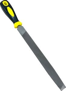 ADAWAT Flat File Bastard with PVC Handle- 8" Knife Sharpening Steel ...