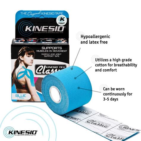 KINESIO® Tex Gold Finger Print Tape Color : Blue – Medilab India