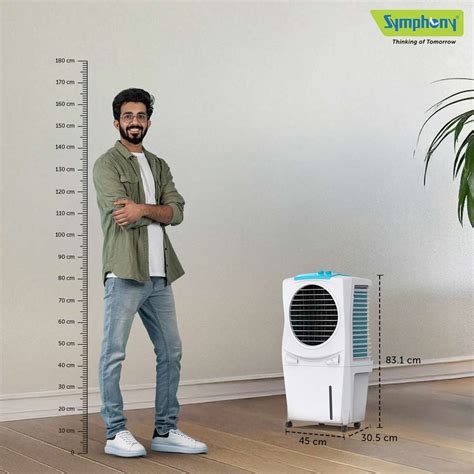 Symphony 27 L Room/Personal Air Cooler with 3 side Honeycomb Cooling ...