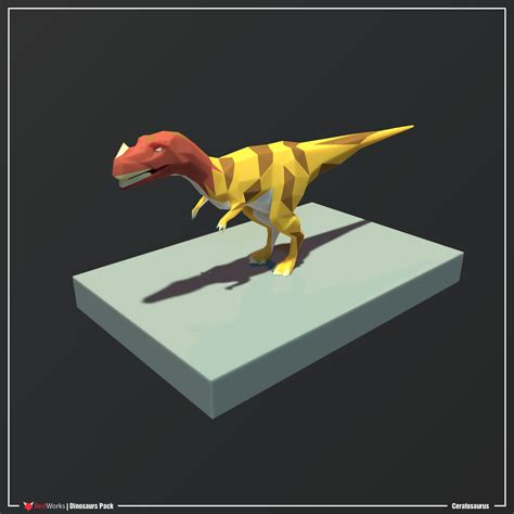 ArtStation - Low Poly Dinosaurs Pack | Resources