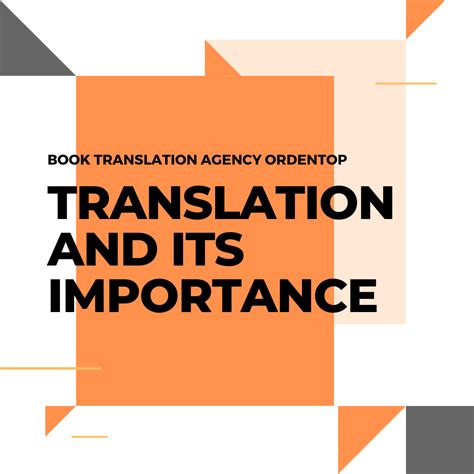Translation And Its Importance - Ordentop