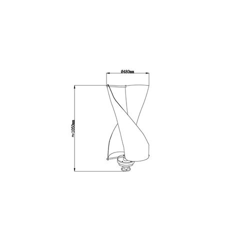 Buy LENJKYYO Wind Generator Vertical 24V 400W, 2-Blade Wind Turbinem ...