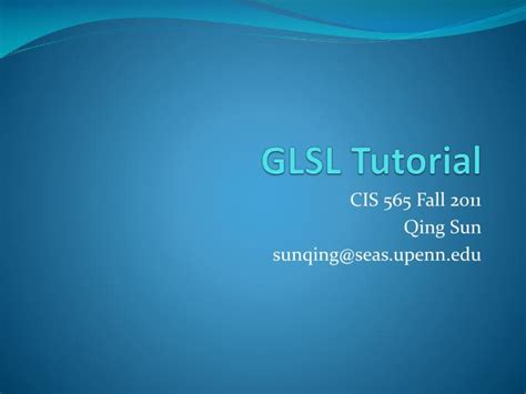 Image result for GLSL Tutorial