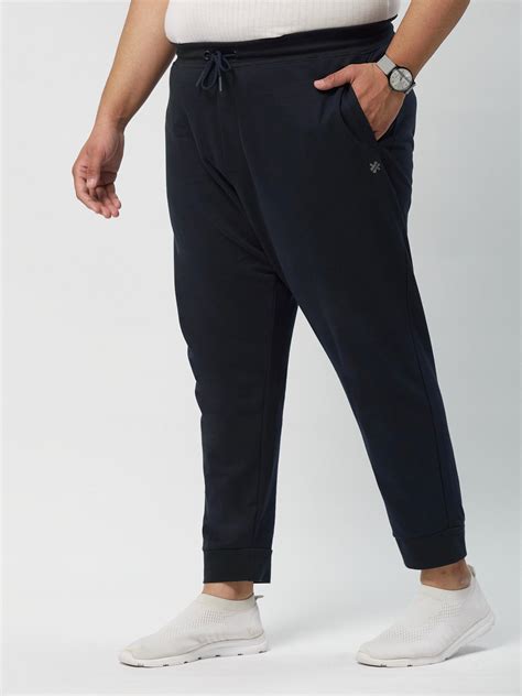 Get Plus Size Plus Size Men Everyday Solid Knit Jogger | XL - 7XL for ...