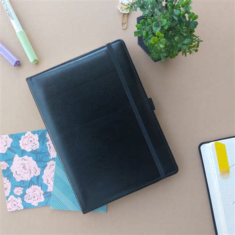 Premium PU Soft Dot Grid A5 Diary (120 GSM, 128 pages) – Ink N Ivory