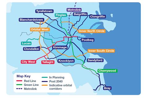 Future of the Luas: suburban routes and circular services around Dublin ...
