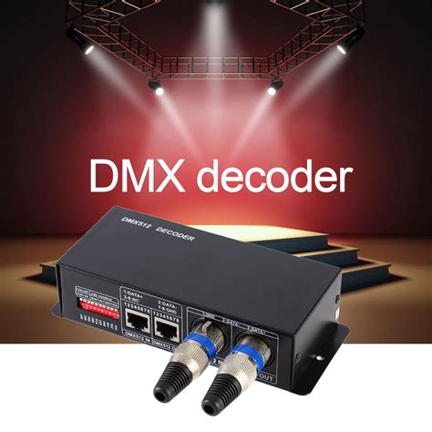 Professional 3ch Dc12 24v Rgbw Dmx 512 Decoder Led Controller ...