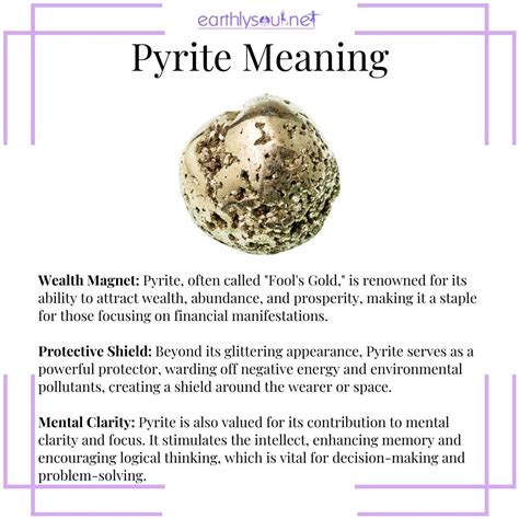 Pyrite Meaning: Unveiling the Mystical Powers and Rich Symbolism