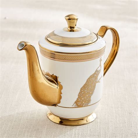 Buy Ebony Peacock 15Pcs Bone China Printed Tea Set from Home Centre at ...