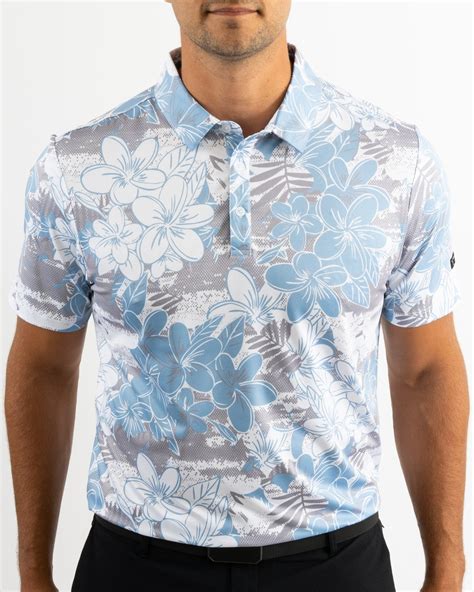 Gray Polo Shirt - Tropical Mist. Fantastic Golf Polos. Only $39.95 ...