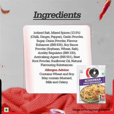 Ching's Secret Desi Chinese Schezwan Fried Rice Masala, 20g, Authentic ...