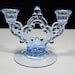 Buy Cambridge Glass 2-light Candlestick Holder Moonlight Blue Vintage ...