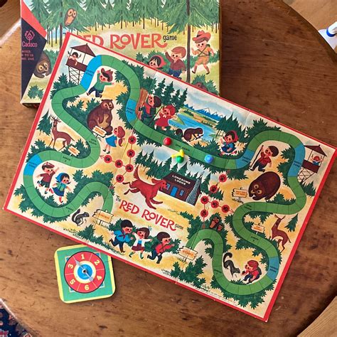 RARE Vintage Toys the Red Rover Game Board Game C 1963 Mr Fun Cadaco ...